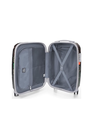 Coral High Gamer Desenli Kabin Boy Valiz 50cm 16546 Çok Renkli