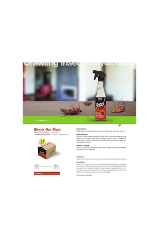 Maxi Karınca, Hamamböceği Ve Kenelere Karşı Etkili Kullanıma Hazır Solüsyon 450 Ml Diğer