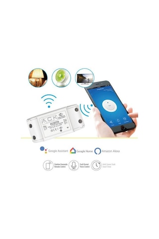 Ack - Akıllı Wifi Anahtar Smart Switch Uzaktan Kontrol Sesli Komut Ay26-01010