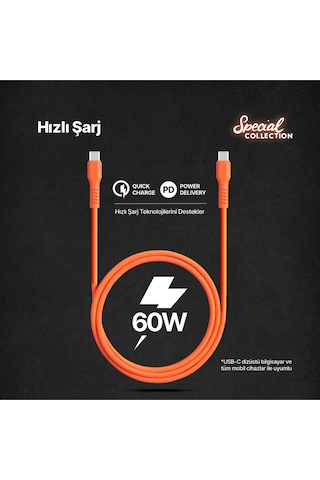 Ttec Type C Kablo Usb-c - Usb-c 120cm 60w Pd/qc Hızlı Şarj/data Kablosu - 2dk59 95367548