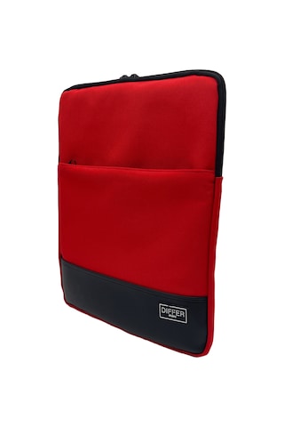 Differ 13-14'' inç Kırmızı Su Geçirmez Unisex Apple Uyumlu MacBook /Laptop/Bilg
