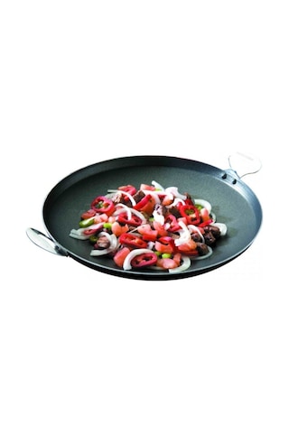Kavurma Sacı Kenarlı 30 Cm. Siyah