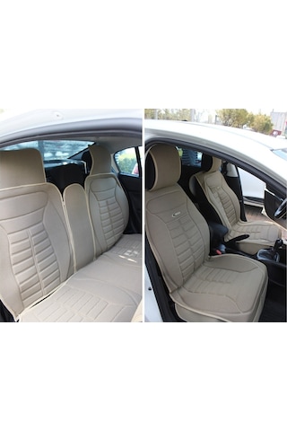 Skoda Super B Lüx Oto Koltuk Minderi Ön Arka 5'li Set 5star Serisi Bej