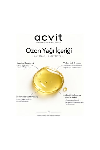 Acvit Koruyucu ve Yenileyici Saf Ozon Yağı 50 ML