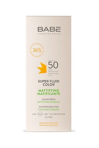 Babe Sunscreen Mattifying Super Fluid Color - Matlaştırıcı Renkli Güneş Kremi