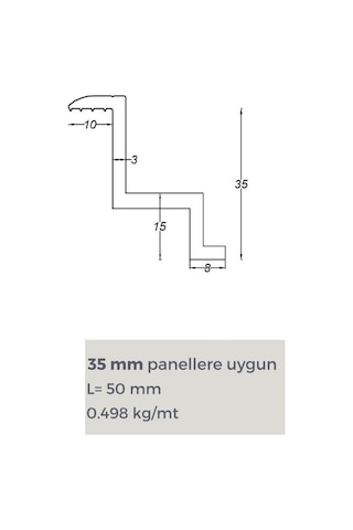 Güneş Paneli Montajı İçin Kenar Ve Orta Tutturucu Tutucu Sabitleme 10 Adet Kenar - 10 Adet Orta