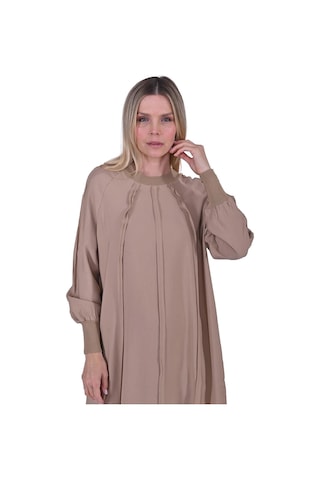 İnvee Bebe Biyeli Elbise Camel 6936 Camel