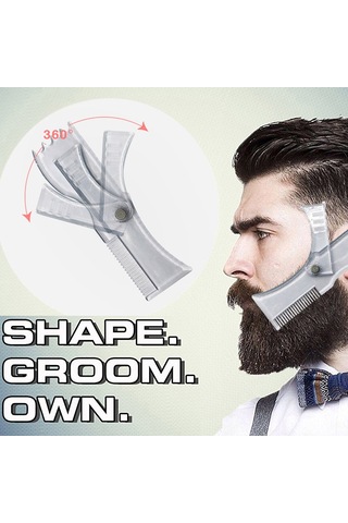 Moveevo Sakal Şekillendirme Tarağı 360 Dönebilir