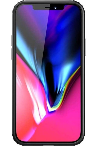 Apple Uyumlu iPhone 12 Pro Max Kılıf Zore Volks Kapak-Siyah