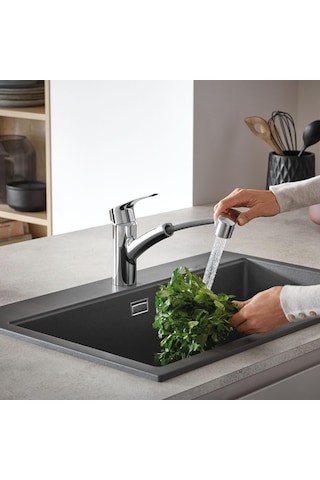 Grohe 30306001 Eurosmart Tek Saplı Çift Püskürtme Çıkarılabilir M