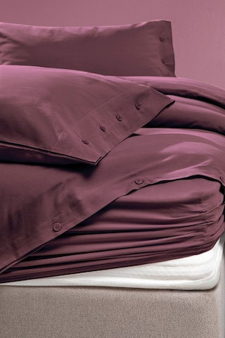 Yataş Bedding Plain Tek Kişilik Ranforce Yıkamalı Nevresim Takımı - Mürdüm
