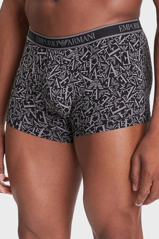 Emporio Armani Logolu Streç Pamuklu 3 Pack Boxer Erkek Boxer Em000370 Af10779 Mc198 Lacivert