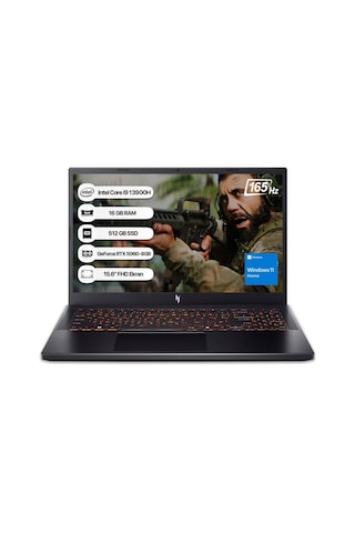 Asus Nitro V15 NH.QZAEY.004 i9-13900H 16 GB 512 GB SSD RTX5060 15.6" W11H Dizüstü Bilgisayar