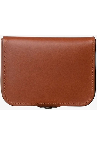 A.p.c Josh Unisex Lüks Bitkisel Deri Bozuk Para Kesesi Cüzdan Kremit Kiremit