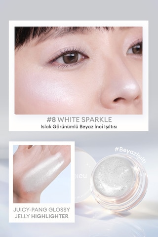 Missha A'pieu Juicy Pang Glossy Jelly Highlighter 08 White Sparkle