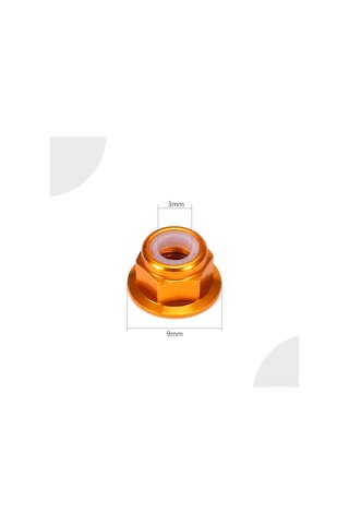 Xindoker 伟力104001 Uygun Alüminyum Somun, Mor Renk, 4 Adet Paket