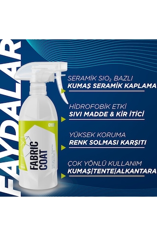 Gyeon Q² Fabriccoat Araç Kumaş Koltuk Tente Koruyucu - 400 Ml - S
