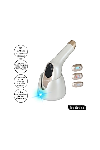Icotech HR95 Sınırsız Atım Safir Buz Başlıklı UV Dezenfeksiyon Lazer Epilasyon Aleti