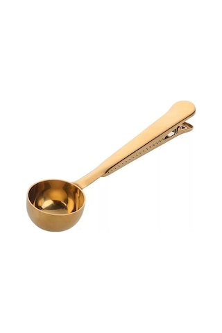 Dancemonkey Altın Kaplı 5 Adet Çok Fonksiyonlu Paslanmaz Çelik Çay Kahve Ölçüm Kaşığı Diğer