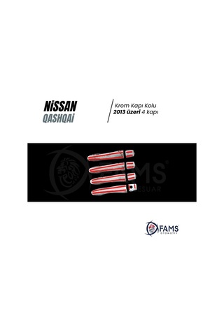 Nissan Qashqai Krom Kapı Kolu 2013 Üzeri 4 Kapı P. Çelik