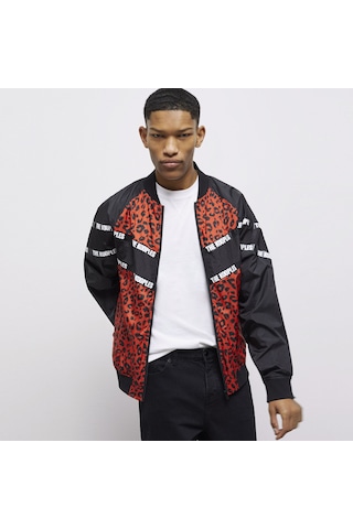 The Kooples Erkek Renk Bloklu Baskılı Siyah Ceket