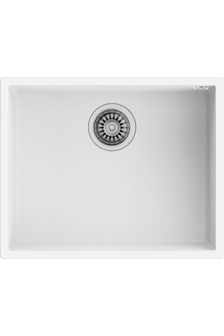 Teka Square 50.40 Tg Artıc Beyaz Granit Eviye. Tezgahaltı