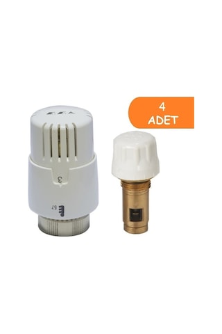 4 Adet Eca Termostatik Trv4 Kafa Grubu 41,3mm 602120813
