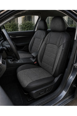 Volvo S40 1996 -2012 Uyumlu Koruyucu Gri Oto Koltuk Kılıfı 46564789