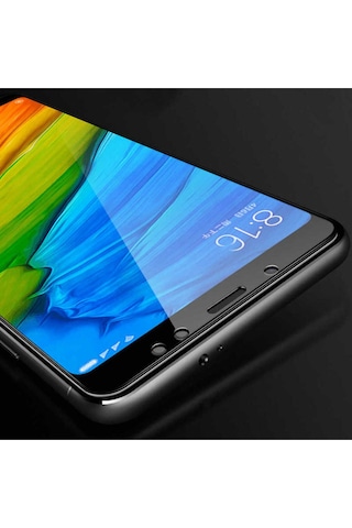 Xiaomi Redmi Note 5 Pro Zore Kenarları Kırılmaya Dayanıklı Cam Ekran Koruyucu