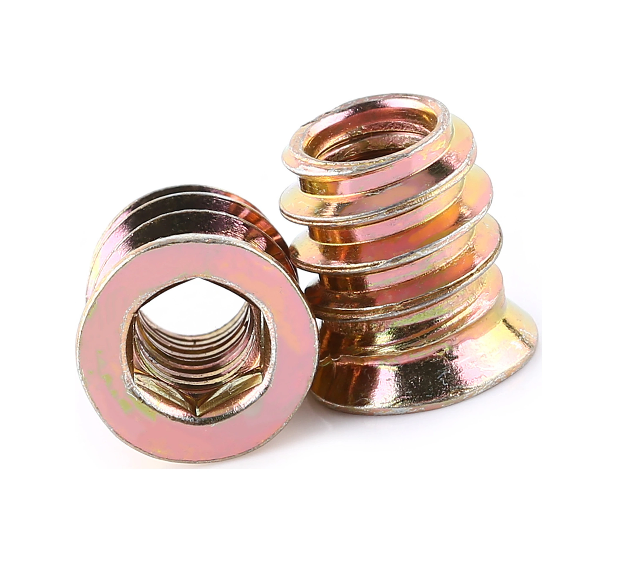 Tenfowee Ahşap İşçilik İçin Çelik Konik Somun, Dış Dişli İç Sekizgen, Pas Koruyucu, 20 Adet M8 13mm Diğer