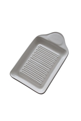 Porselen Kare Bebek Sebze Meyve Püre Yapıcı Elma Rendesi Mama Rendesi Beyaz