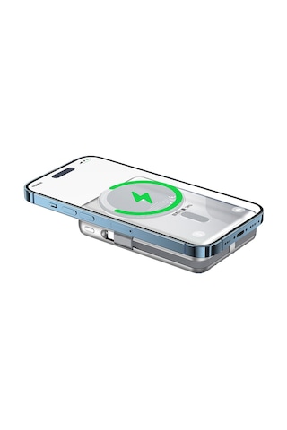Wiwu PP03 Wireless Hızlı Şarj Özellikli Powerbank Gri