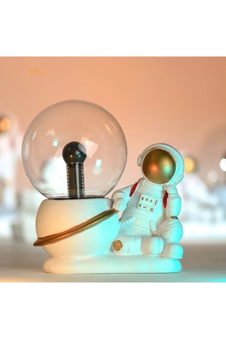 Astronot Meditasyon Plazma Topu İşık 4 İnç Cam Küre Dokunmatik Diğer