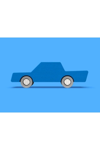 Waytoplay - Back & Forth Car - Blue - Araba - Mavi