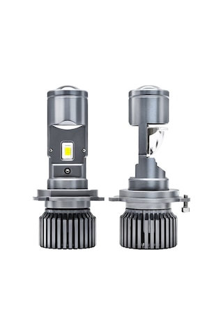 Maoyaya 25000lm 90w Çift Mercek Süper Led Far Ampulleri, Gri Gri