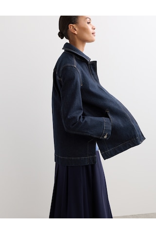 Marks & Spencer Denim Trucker Ceket Lacivert
