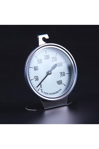 Çelik Manuel Fırın Termometre Sıcaklık Ölçer Thr225