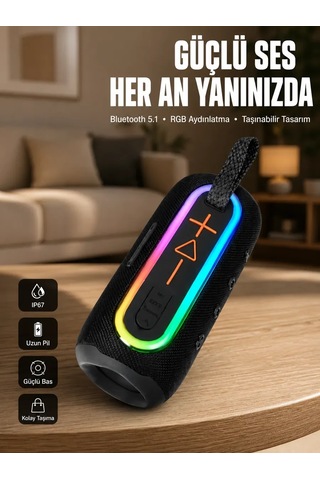 Uzun Pil Ömürlü Bluetooth 5. 1 Hoparlör Yeni Nesil