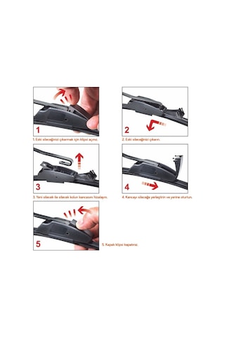 Sentinel Peugeot 206 Muz Silecek Takımı (1999-2012)