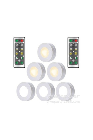 Yifomall Akıllı Dokunmatik Led Gece Lambası, Dolap Acil Işığı, 6 Adet + 2 Kumanda, Islak Beyaz Işık, Dayanıklı Malzeme, Kolay Kullanım Diğer