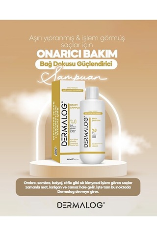 Dermalog Bağ Dokusu Onarıcı Bakım Şampuanı 500 ML