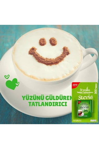 Fibrelle Stevialı Tablet Tatlandırıcı 300'lük Kutu 2 Adet