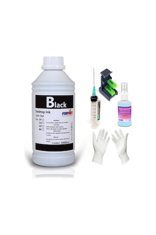 Bitmeyen Kartuş Forprint Canon Uyumlu Mürekkep 1000 ML Seçenekli