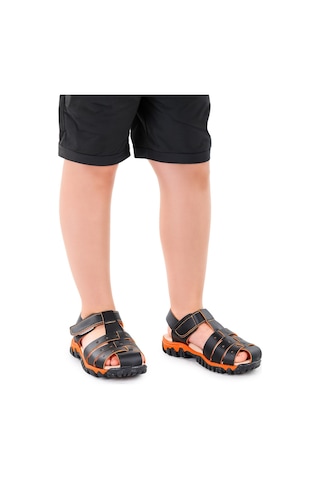 Kiko Kids Erkek Çocuk Sandalet Arz 2356 Siyah