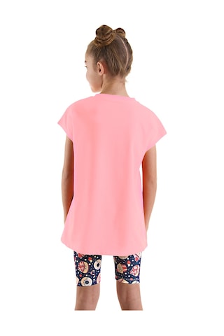 Denokids Mshb&g Sweet Party Kız Çocuk Tunik Tayt Takım Çok Renkli