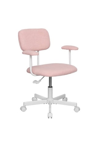 Teddy Ofis Ve Çalışma Sandalyesi-pembe 64x74-83x63 Cm