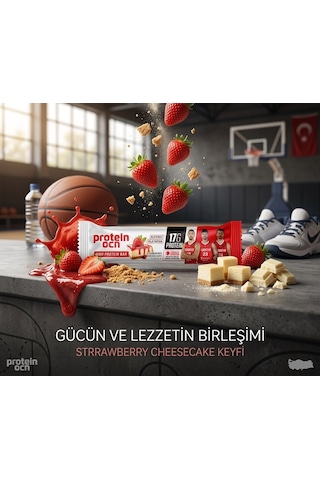 Proteinocean Protein Bar 50 Gr Çilekli Cheesecake 4 Lü