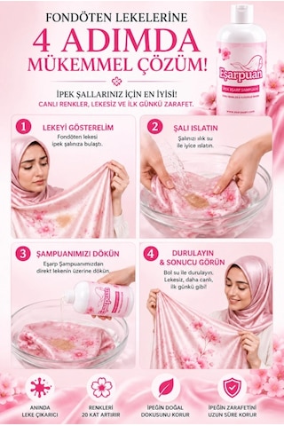 Eşarpuan Eşarpuan İpek Eşarp Şampuanı 250 ML