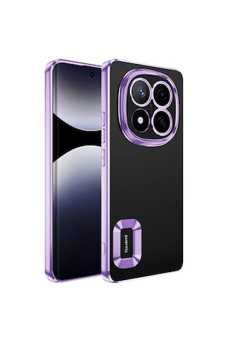 Xiaomi Redmi Note 14 Pro 5g Kılıf + Pet Ekran Koruyucu Set Kamera Lens Korumalı Şeffaf Parlak Kenar Çok Renkli