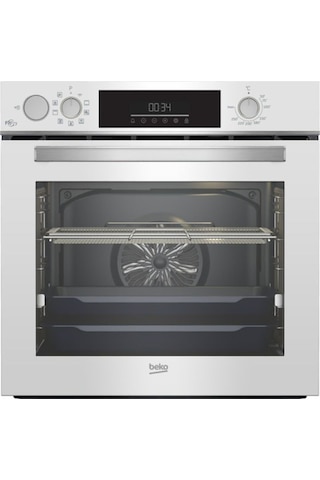 Beko BFC 631 B - BOCD T 6510 EB - BDE 6062 B Buhar Destekli Beyaz Ankastre Set